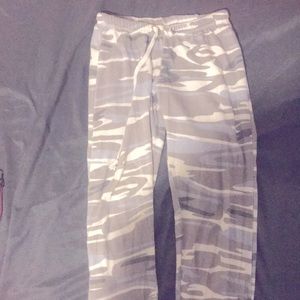 Camo sweat pants